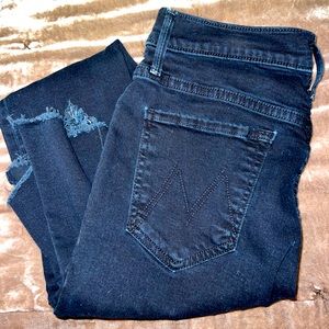 MOTHER ankle skinny jeans